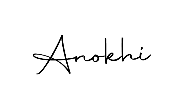 How to make Anokhi name signature. Use Autography-DOLnW style for creating short signs online. This is the latest handwritten sign. Anokhi signature style 10 images and pictures png