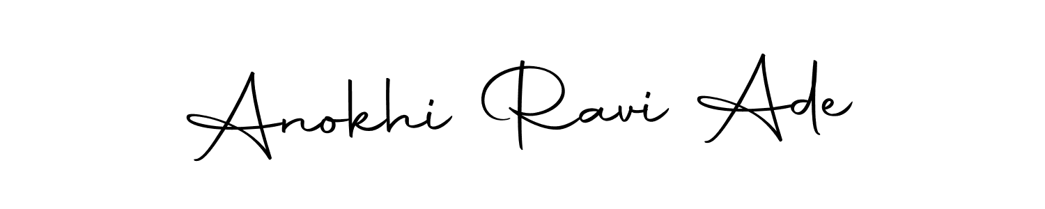 It looks lik you need a new signature style for name Anokhi Ravi Ade. Design unique handwritten (Autography-DOLnW) signature with our free signature maker in just a few clicks. Anokhi Ravi Ade signature style 10 images and pictures png