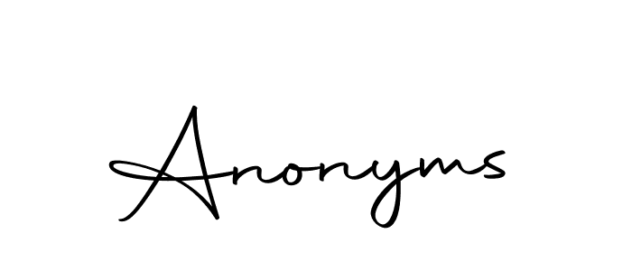It looks lik you need a new signature style for name Anonyms. Design unique handwritten (Autography-DOLnW) signature with our free signature maker in just a few clicks. Anonyms signature style 10 images and pictures png