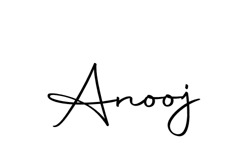 Design your own signature with our free online signature maker. With this signature software, you can create a handwritten (Autography-DOLnW) signature for name Anooj. Anooj signature style 10 images and pictures png