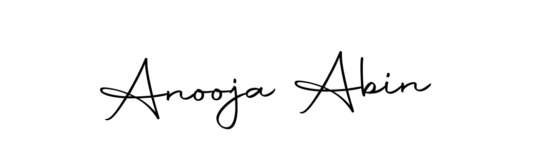 Autography-DOLnW is a professional signature style that is perfect for those who want to add a touch of class to their signature. It is also a great choice for those who want to make their signature more unique. Get Anooja Abin name to fancy signature for free. Anooja Abin signature style 10 images and pictures png