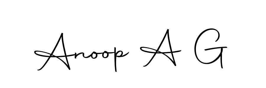 It looks lik you need a new signature style for name Anoop A G. Design unique handwritten (Autography-DOLnW) signature with our free signature maker in just a few clicks. Anoop A G signature style 10 images and pictures png