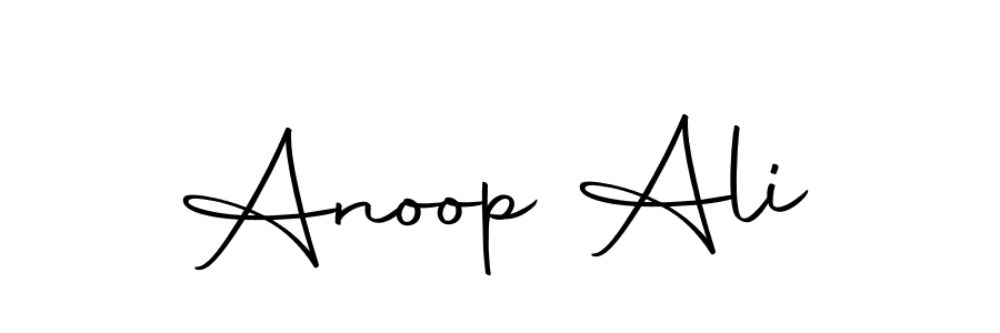 Similarly Autography-DOLnW is the best handwritten signature design. Signature creator online .You can use it as an online autograph creator for name Anoop Ali. Anoop Ali signature style 10 images and pictures png