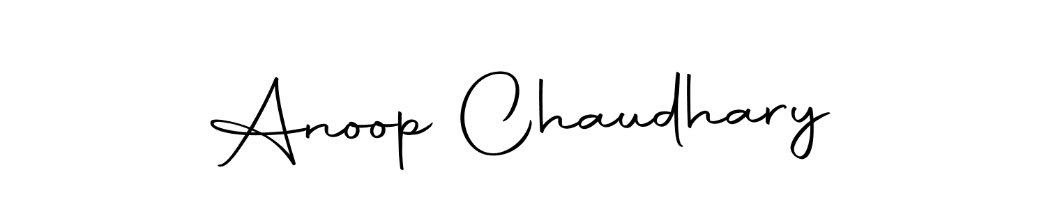 Also we have Anoop Chaudhary name is the best signature style. Create professional handwritten signature collection using Autography-DOLnW autograph style. Anoop Chaudhary signature style 10 images and pictures png