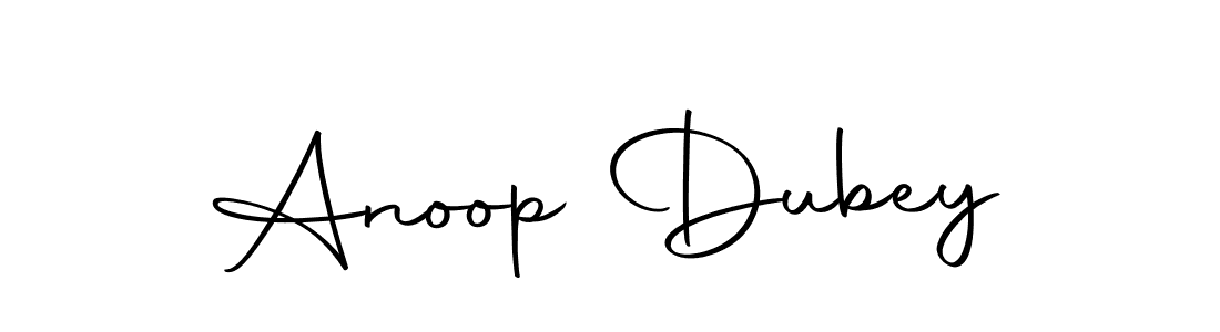 Create a beautiful signature design for name Anoop Dubey. With this signature (Autography-DOLnW) fonts, you can make a handwritten signature for free. Anoop Dubey signature style 10 images and pictures png