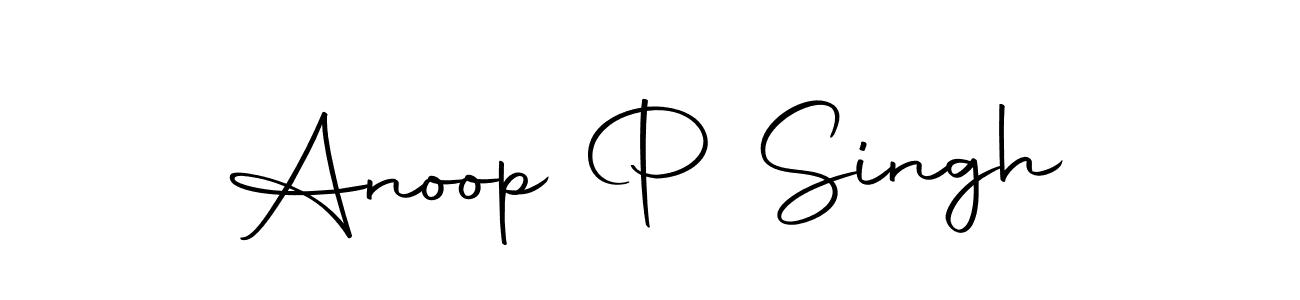 Make a beautiful signature design for name Anoop P Singh. Use this online signature maker to create a handwritten signature for free. Anoop P Singh signature style 10 images and pictures png