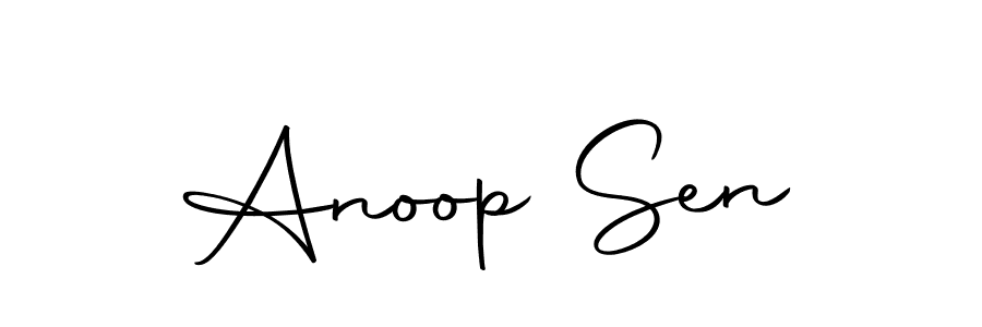 You should practise on your own different ways (Autography-DOLnW) to write your name (Anoop Sen) in signature. don't let someone else do it for you. Anoop Sen signature style 10 images and pictures png