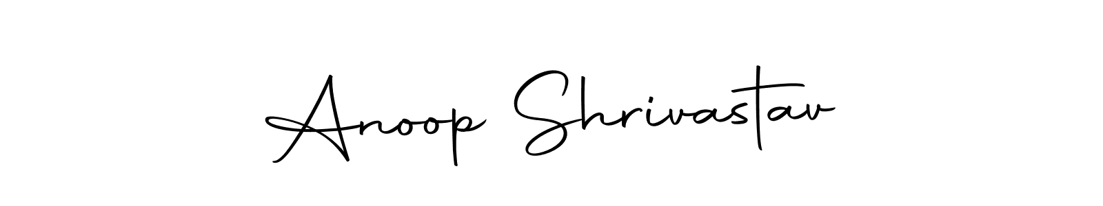 How to make Anoop Shrivastav name signature. Use Autography-DOLnW style for creating short signs online. This is the latest handwritten sign. Anoop Shrivastav signature style 10 images and pictures png