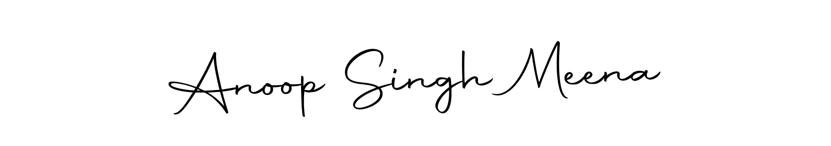 Create a beautiful signature design for name Anoop Singh Meena. With this signature (Autography-DOLnW) fonts, you can make a handwritten signature for free. Anoop Singh Meena signature style 10 images and pictures png