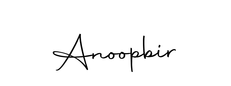 Use a signature maker to create a handwritten signature online. With this signature software, you can design (Autography-DOLnW) your own signature for name Anoopbir. Anoopbir signature style 10 images and pictures png