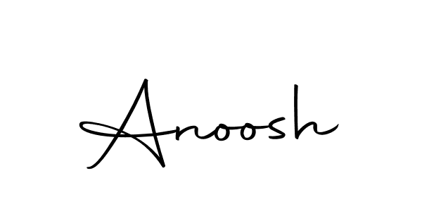 The best way (Autography-DOLnW) to make a short signature is to pick only two or three words in your name. The name Anoosh include a total of six letters. For converting this name. Anoosh signature style 10 images and pictures png