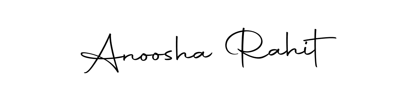 Also You can easily find your signature by using the search form. We will create Anoosha Rahit name handwritten signature images for you free of cost using Autography-DOLnW sign style. Anoosha Rahit signature style 10 images and pictures png
