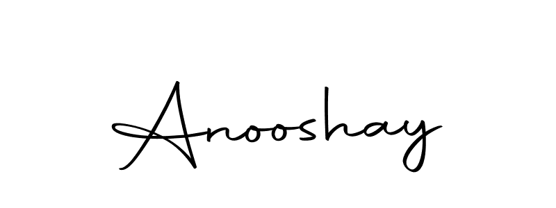 Make a beautiful signature design for name Anooshay. With this signature (Autography-DOLnW) style, you can create a handwritten signature for free. Anooshay signature style 10 images and pictures png