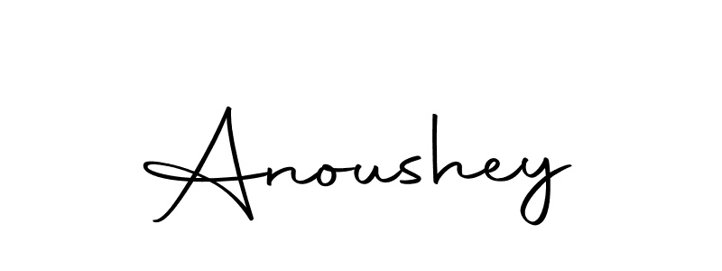 Also we have Anoushey name is the best signature style. Create professional handwritten signature collection using Autography-DOLnW autograph style. Anoushey signature style 10 images and pictures png