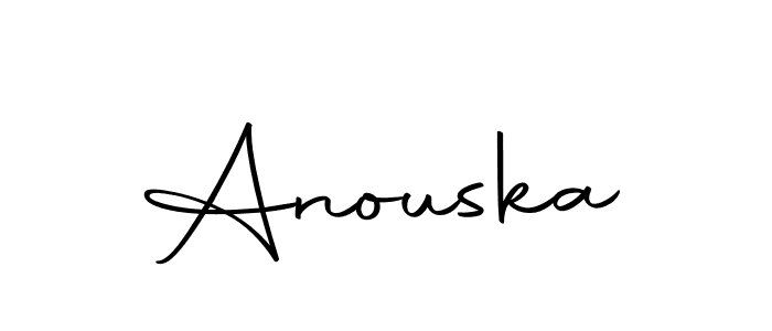 Use a signature maker to create a handwritten signature online. With this signature software, you can design (Autography-DOLnW) your own signature for name Anouska. Anouska signature style 10 images and pictures png