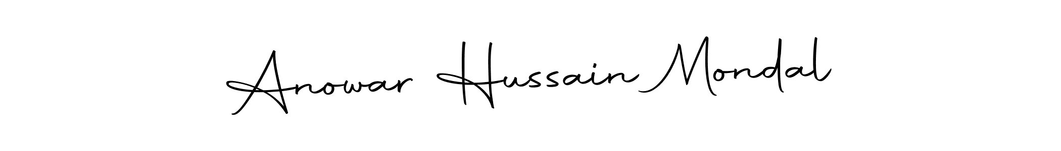 Make a beautiful signature design for name Anowar Hussain Mondal. Use this online signature maker to create a handwritten signature for free. Anowar Hussain Mondal signature style 10 images and pictures png