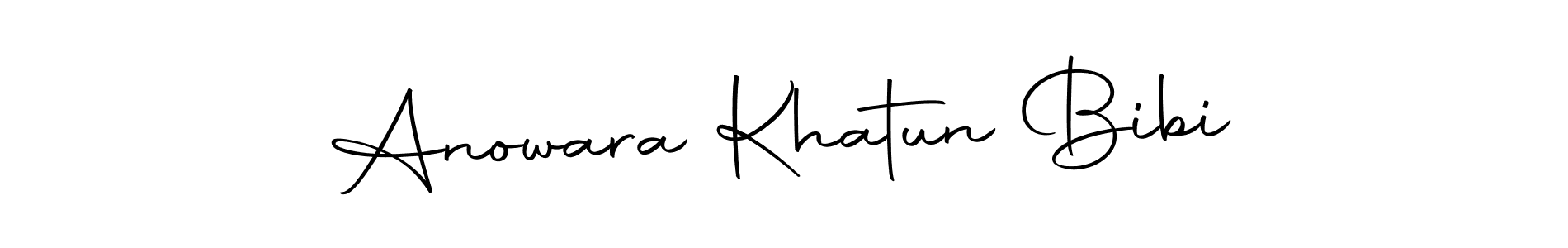 Make a beautiful signature design for name Anowara Khatun Bibi. Use this online signature maker to create a handwritten signature for free. Anowara Khatun Bibi signature style 10 images and pictures png