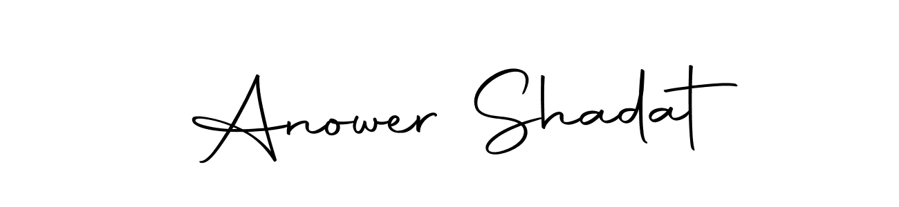 Make a short Anower Shadat signature style. Manage your documents anywhere anytime using Autography-DOLnW. Create and add eSignatures, submit forms, share and send files easily. Anower Shadat signature style 10 images and pictures png