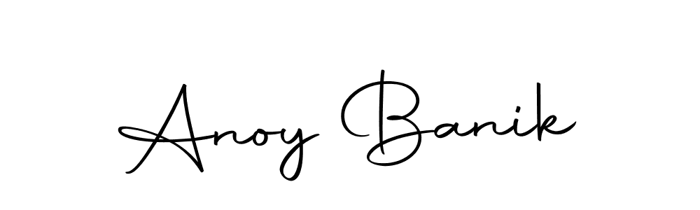 How to make Anoy Banik signature? Autography-DOLnW is a professional autograph style. Create handwritten signature for Anoy Banik name. Anoy Banik signature style 10 images and pictures png