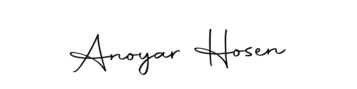 Make a short Anoyar Hosen signature style. Manage your documents anywhere anytime using Autography-DOLnW. Create and add eSignatures, submit forms, share and send files easily. Anoyar Hosen signature style 10 images and pictures png