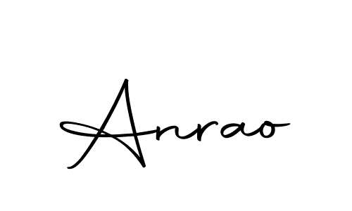 How to make Anrao signature? Autography-DOLnW is a professional autograph style. Create handwritten signature for Anrao name. Anrao signature style 10 images and pictures png