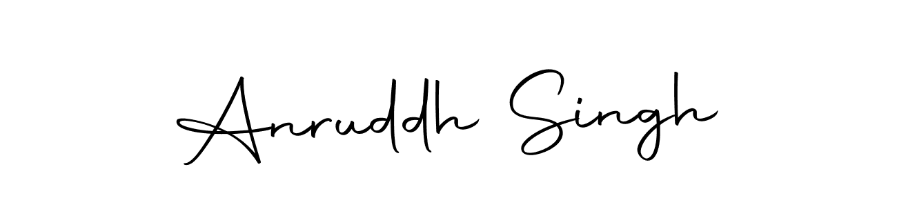 Use a signature maker to create a handwritten signature online. With this signature software, you can design (Autography-DOLnW) your own signature for name Anruddh Singh. Anruddh Singh signature style 10 images and pictures png