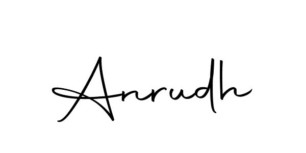 Create a beautiful signature design for name Anrudh. With this signature (Autography-DOLnW) fonts, you can make a handwritten signature for free. Anrudh signature style 10 images and pictures png