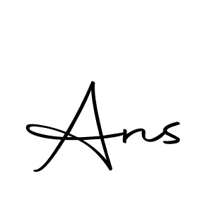 Use a signature maker to create a handwritten signature online. With this signature software, you can design (Autography-DOLnW) your own signature for name Ans. Ans signature style 10 images and pictures png