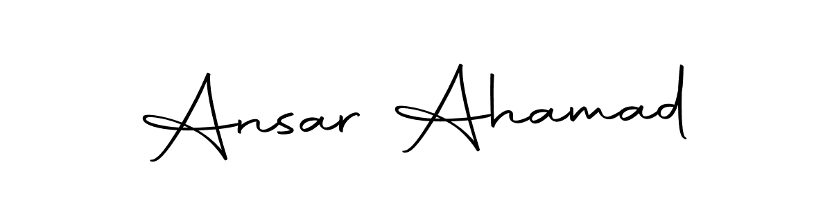 Use a signature maker to create a handwritten signature online. With this signature software, you can design (Autography-DOLnW) your own signature for name Ansar Ahamad. Ansar Ahamad signature style 10 images and pictures png