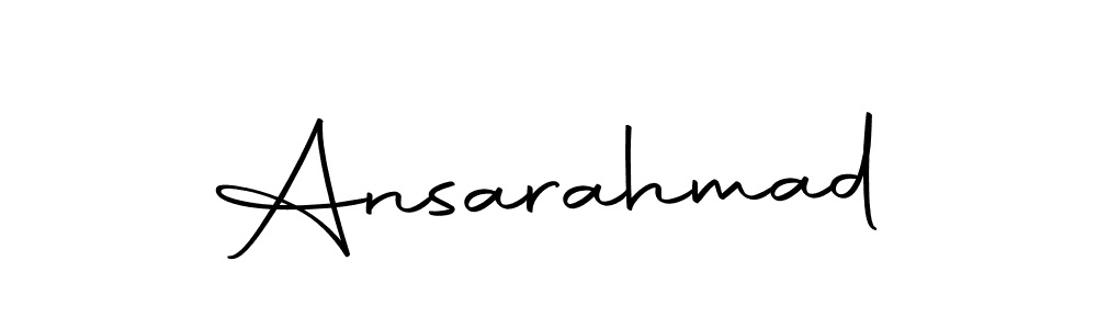 Make a beautiful signature design for name Ansarahmad. With this signature (Autography-DOLnW) style, you can create a handwritten signature for free. Ansarahmad signature style 10 images and pictures png