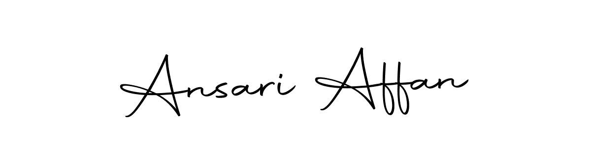 Make a short Ansari Affan signature style. Manage your documents anywhere anytime using Autography-DOLnW. Create and add eSignatures, submit forms, share and send files easily. Ansari Affan signature style 10 images and pictures png