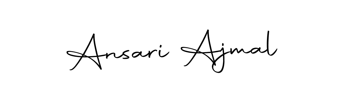 Make a beautiful signature design for name Ansari Ajmal. With this signature (Autography-DOLnW) style, you can create a handwritten signature for free. Ansari Ajmal signature style 10 images and pictures png
