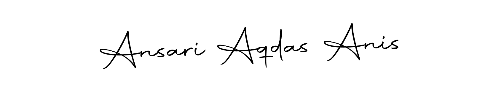 You can use this online signature creator to create a handwritten signature for the name Ansari Aqdas Anis. This is the best online autograph maker. Ansari Aqdas Anis signature style 10 images and pictures png