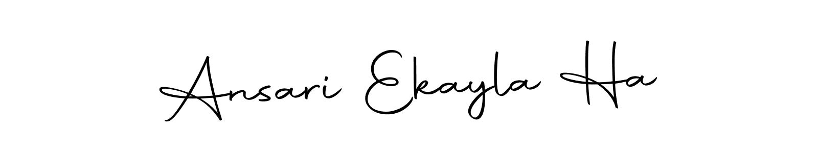 Similarly Autography-DOLnW is the best handwritten signature design. Signature creator online .You can use it as an online autograph creator for name Ansari Ekayla Ha. Ansari Ekayla Ha signature style 10 images and pictures png