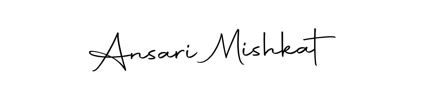 The best way (Autography-DOLnW) to make a short signature is to pick only two or three words in your name. The name Ansari Mishkat include a total of six letters. For converting this name. Ansari Mishkat signature style 10 images and pictures png