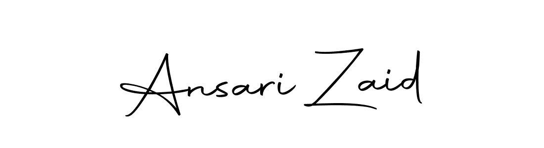Make a beautiful signature design for name Ansari Zaid. Use this online signature maker to create a handwritten signature for free. Ansari Zaid signature style 10 images and pictures png