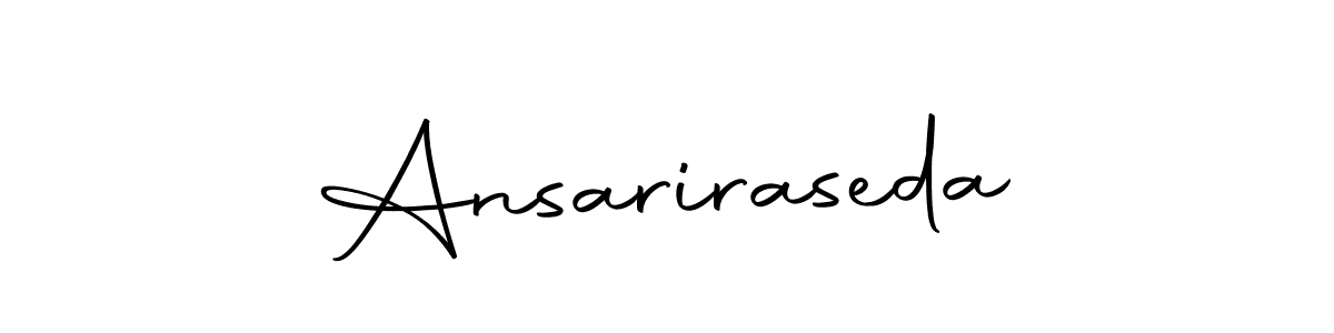 Also we have Ansariraseda name is the best signature style. Create professional handwritten signature collection using Autography-DOLnW autograph style. Ansariraseda signature style 10 images and pictures png