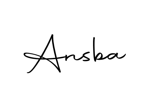 How to make Ansba name signature. Use Autography-DOLnW style for creating short signs online. This is the latest handwritten sign. Ansba signature style 10 images and pictures png