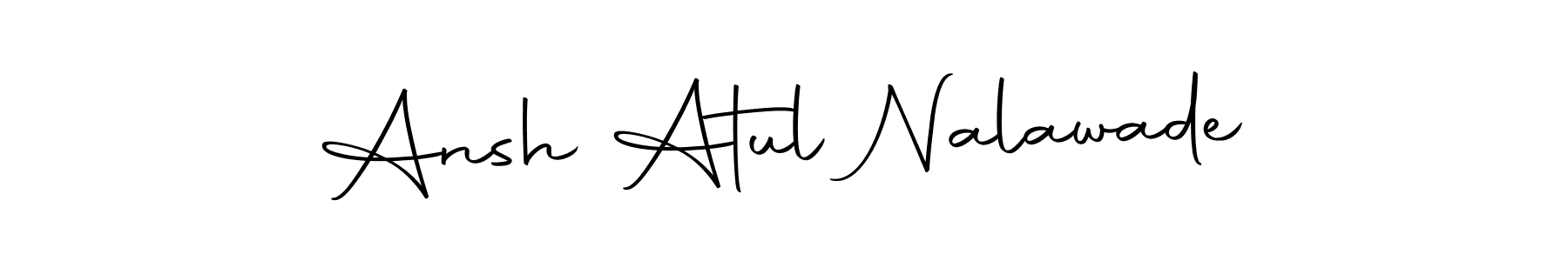 Use a signature maker to create a handwritten signature online. With this signature software, you can design (Autography-DOLnW) your own signature for name Ansh Atul Nalawade. Ansh Atul Nalawade signature style 10 images and pictures png