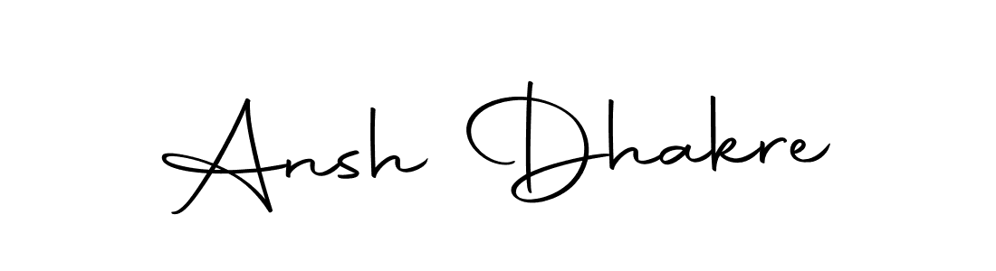 The best way (Autography-DOLnW) to make a short signature is to pick only two or three words in your name. The name Ansh Dhakre include a total of six letters. For converting this name. Ansh Dhakre signature style 10 images and pictures png