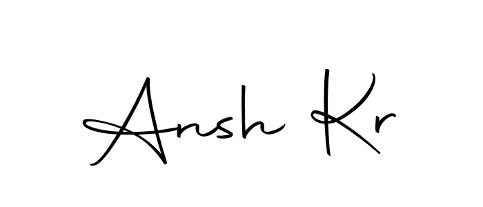Make a beautiful signature design for name Ansh Kr. With this signature (Autography-DOLnW) style, you can create a handwritten signature for free. Ansh Kr signature style 10 images and pictures png