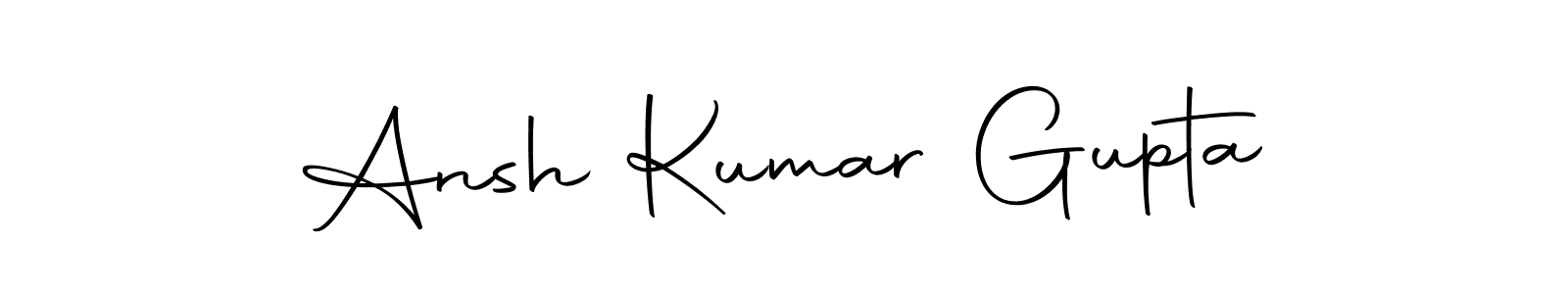 Make a short Ansh Kumar Gupta signature style. Manage your documents anywhere anytime using Autography-DOLnW. Create and add eSignatures, submit forms, share and send files easily. Ansh Kumar Gupta signature style 10 images and pictures png