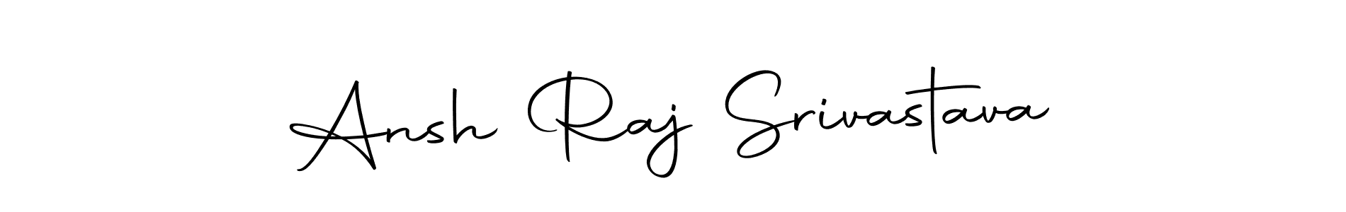 How to make Ansh Raj Srivastava name signature. Use Autography-DOLnW style for creating short signs online. This is the latest handwritten sign. Ansh Raj Srivastava signature style 10 images and pictures png