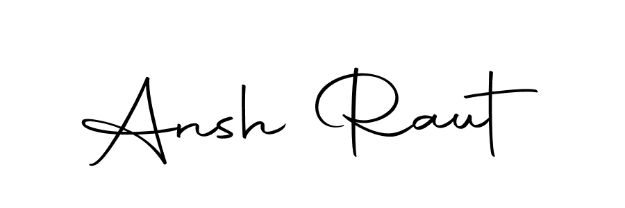 Ansh Raut stylish signature style. Best Handwritten Sign (Autography-DOLnW) for my name. Handwritten Signature Collection Ideas for my name Ansh Raut. Ansh Raut signature style 10 images and pictures png