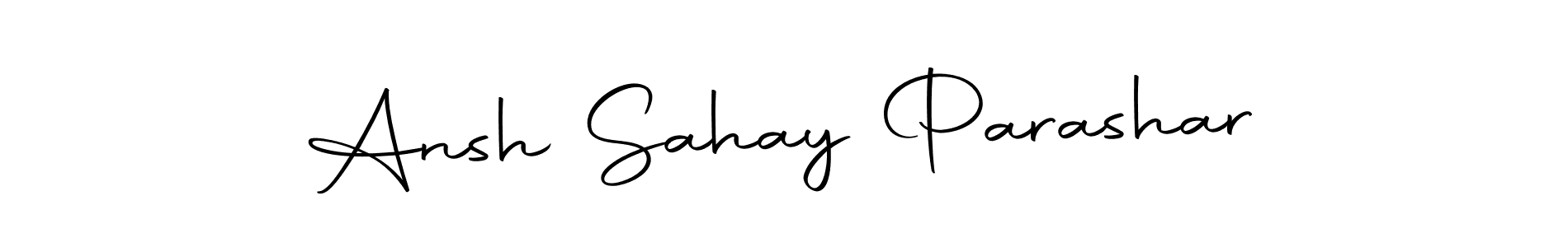 Also we have Ansh Sahay Parashar name is the best signature style. Create professional handwritten signature collection using Autography-DOLnW autograph style. Ansh Sahay Parashar signature style 10 images and pictures png