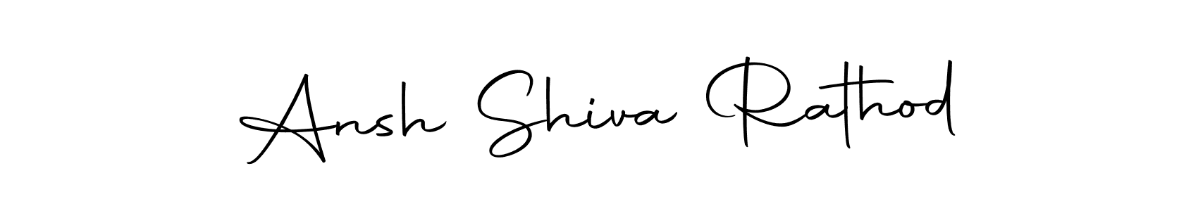 Make a short Ansh Shiva Rathod signature style. Manage your documents anywhere anytime using Autography-DOLnW. Create and add eSignatures, submit forms, share and send files easily. Ansh Shiva Rathod signature style 10 images and pictures png