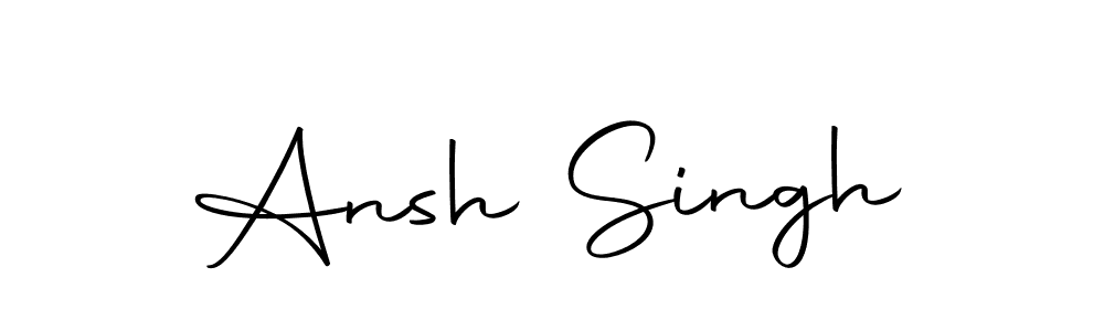 Make a beautiful signature design for name Ansh Singh. Use this online signature maker to create a handwritten signature for free. Ansh Singh signature style 10 images and pictures png