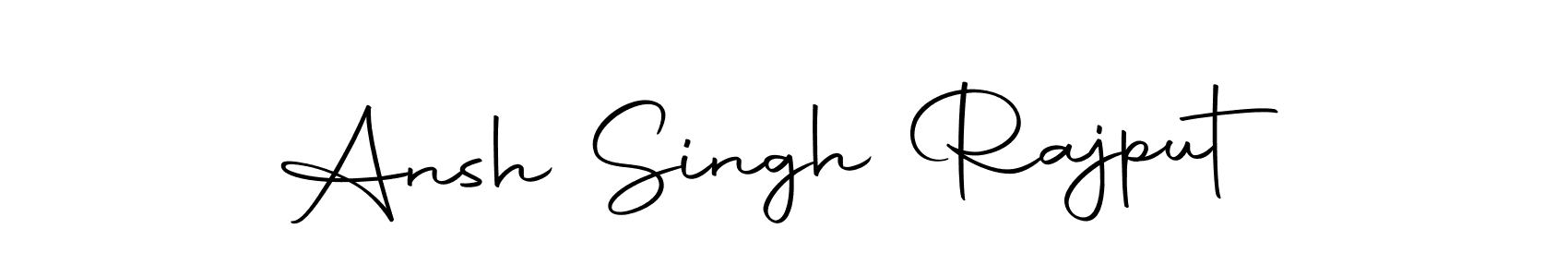 How to make Ansh Singh Rajput name signature. Use Autography-DOLnW style for creating short signs online. This is the latest handwritten sign. Ansh Singh Rajput signature style 10 images and pictures png