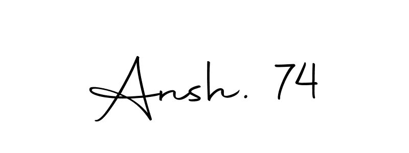 How to Draw Ansh. 74 signature style? Autography-DOLnW is a latest design signature styles for name Ansh. 74. Ansh. 74 signature style 10 images and pictures png