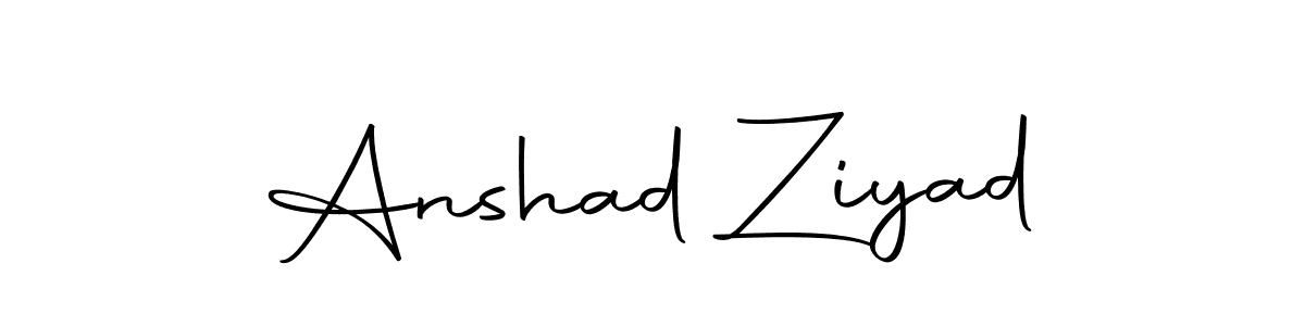 You should practise on your own different ways (Autography-DOLnW) to write your name (Anshad Ziyad) in signature. don't let someone else do it for you. Anshad Ziyad signature style 10 images and pictures png